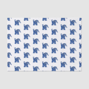 Memphis Tigers Mascot with Block M Logo Tissue Paper
