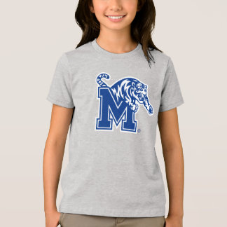 Memphis Tigers Mascot with Block M Logo Tri-Blend Shirt