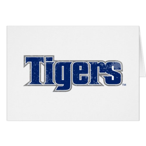 Memphis Tigers Word Mark Distressed