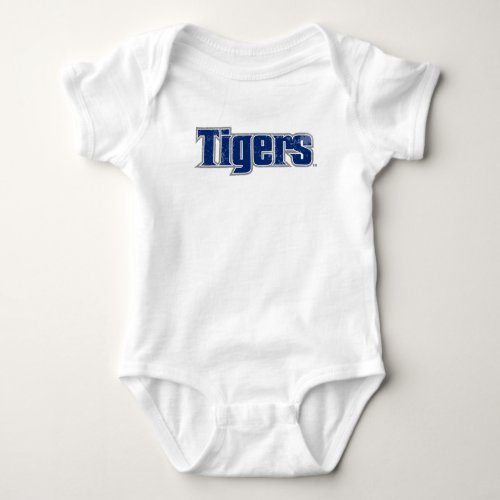 Memphis Tigers Word Mark Distressed Baby Bodysuit