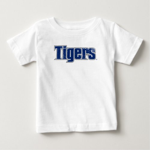 Memphis Tigers Word Mark Distressed Baby T_Shirt