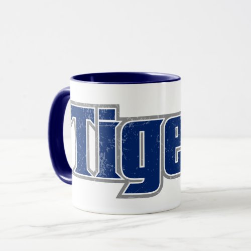 Memphis Tigers Word Mark Distressed Mug