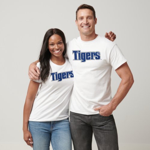 Memphis Tigers Word Mark Distressed T_Shirt