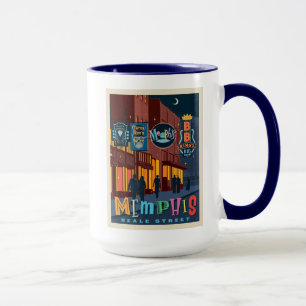 Memphis, TN Beale Street Neon Mug