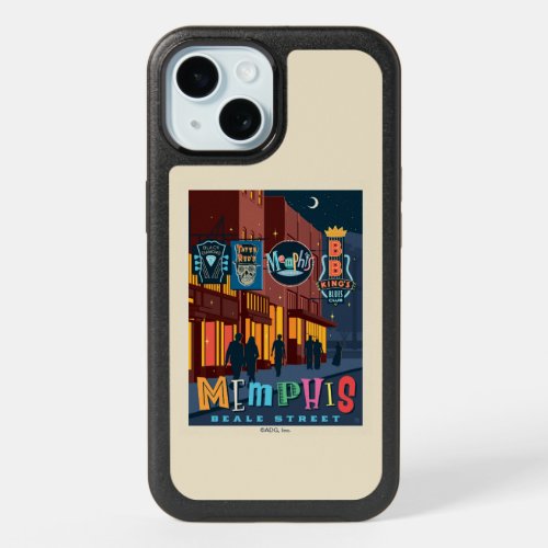 Memphis TN  Beale Street Neon iPhone 15 Case