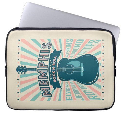 Memphis TN Guitar Series  Rock_N_Roll Laptop Sleeve