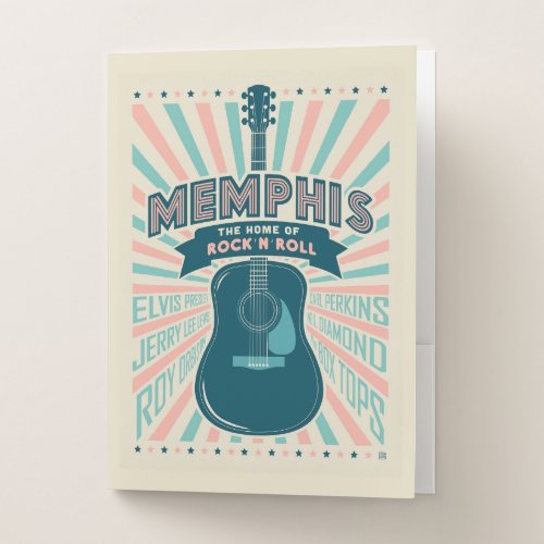 Memphis TN Guitar Series  Rock_N_Roll Pocket Folder