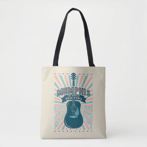 Memphis TN Guitar Series  Rock_N_Roll Tote Bag