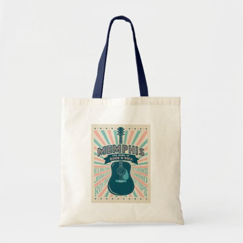 Memphis TN Guitar Series  Rock_N_Roll Tote Bag