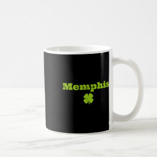 Memphis Tn Irish Pride Shamrock Image St Patricks  Coffee Mug