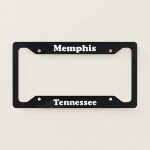 Memphis TN License Plate Frame