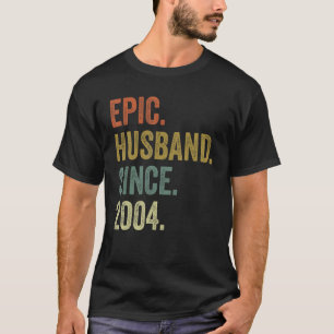 Men 18th Wedding Anniversary Shirts, Epic Husband T-Shirt