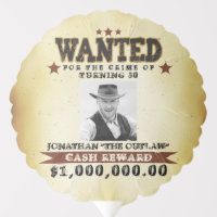 Men 50th Birthday Cowboy Wanted Poster