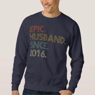 Men 6th Wedding Anniversary s Epic Husband Since Sweatshirt