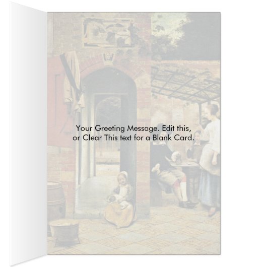 Men And A Woman In Courtyard By Pieter De Hooch (Inside (Right))