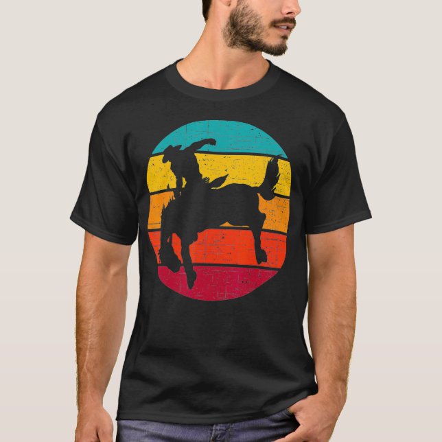 Men and Women Cowgirl Cowboy Halloween Costume T-Shirt (Front)