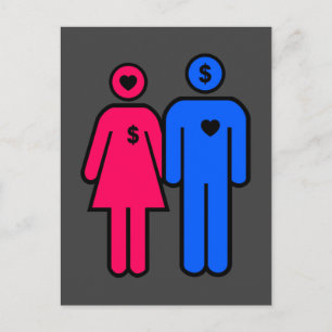 Men and Women Postcard