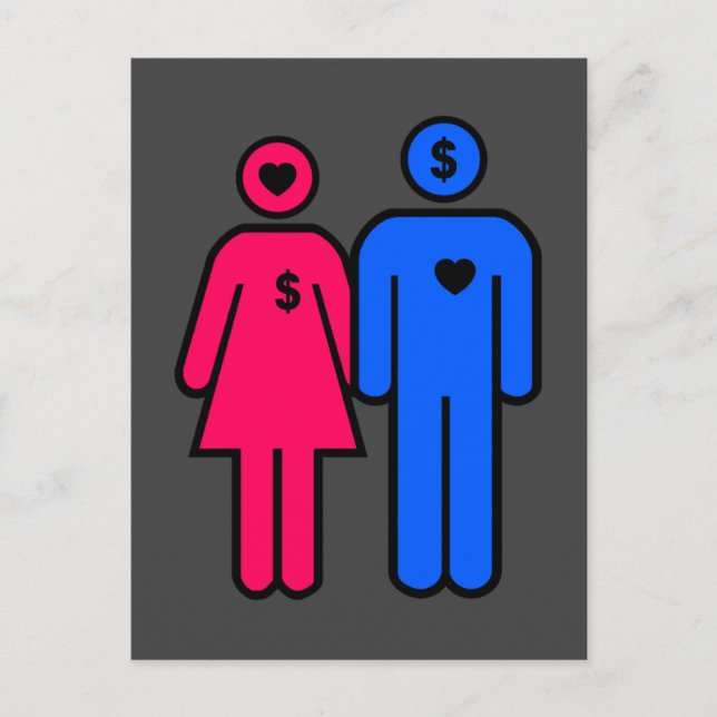 Men and Women Postcard (Front)
