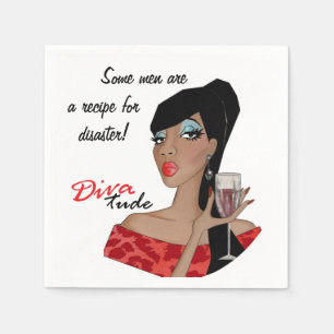 Men Are A Recipe For Disaster! Napkins