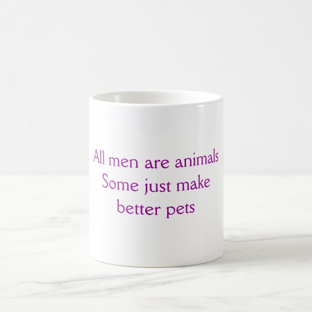 Men are Animals Mug (Center)