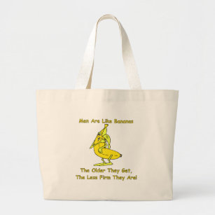 Banana Man Bags Zazzle Men Are Like Bananas Large Tote Bag