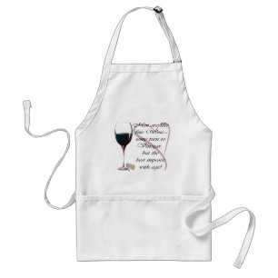 Men are like fine Wine humorous gifts Adult Apron