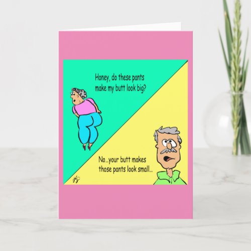 Men are Stupid greeting card