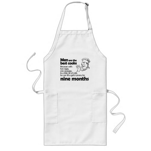 Men are the best cooks long apron