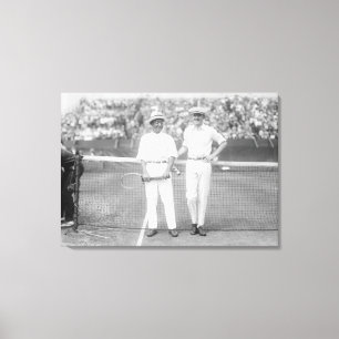 Men at Tennis Tournament at Washington DC Canvas Print