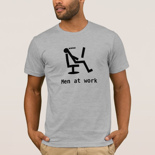 Men at work T-Shirt (Front)