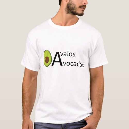 men Avalos Avocado T_shirt