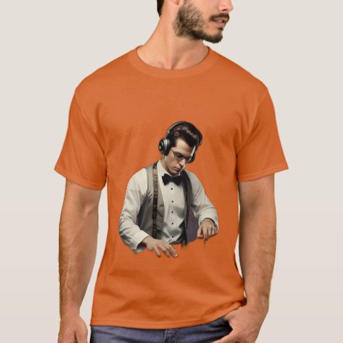 Men basic printed T_shirt