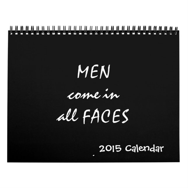 Men Calendar Customize  (Cover)