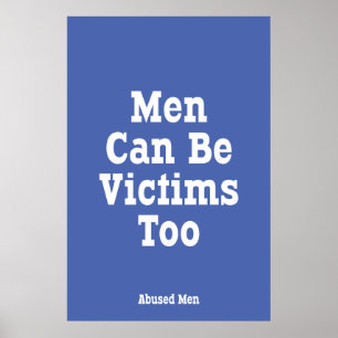 Men Can Be Victims Too Poster