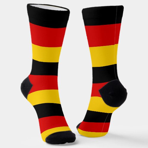 Men crew socks with flag of Germany