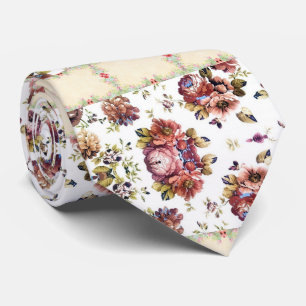 Men Designer Floral Neck Tie