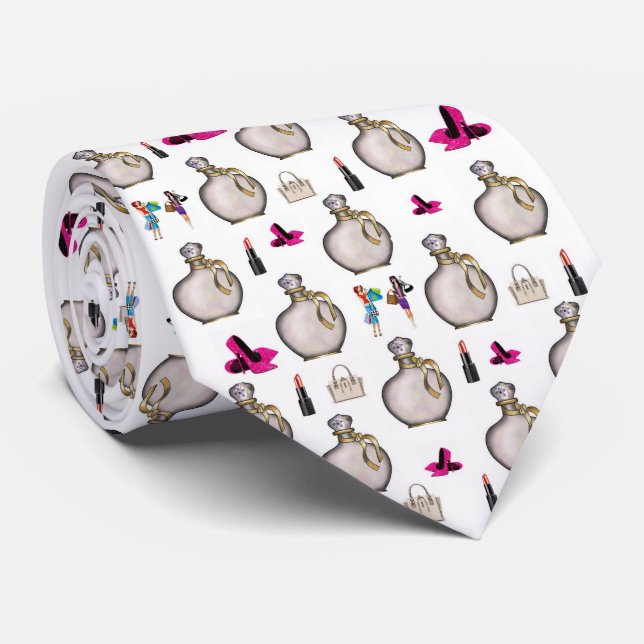 Men Designer Perfume Neck Tie (Rolled)