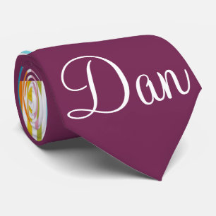 Men Designer Ties Burgundy Stripe