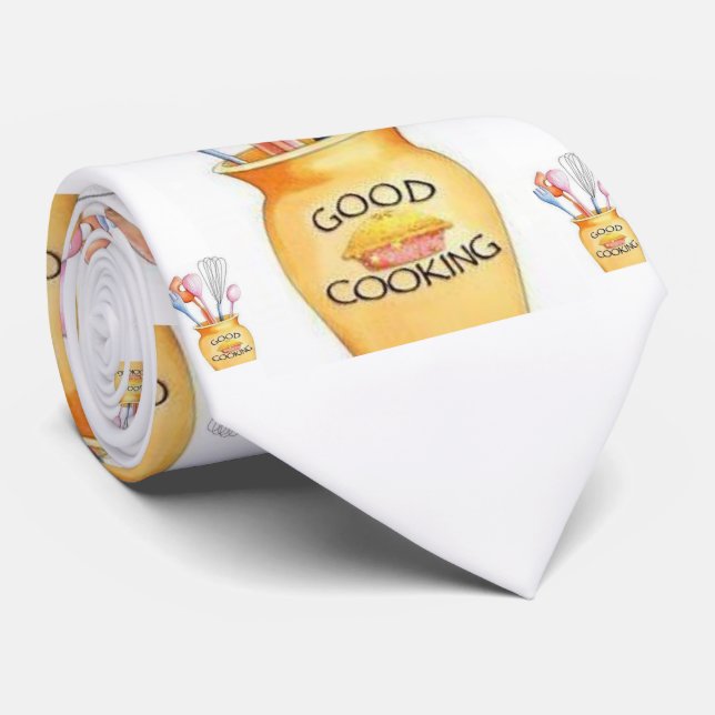 Men Designer Ties Good Cooking (Rolled)