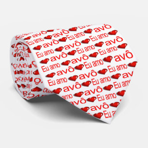 Men Designer Ties Happy Valentine's Day Avo