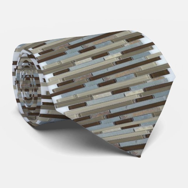 Men Designer Ties Mosaic (Rolled)