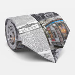 Men Designer Ties Paris France Newspaper