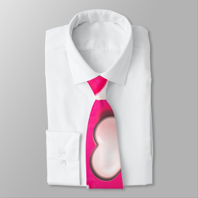Men Designer Ties Pink (Tied)