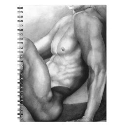 Men Elegant Fine Art Nude-male Drawing Cool Notebook