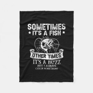 Men Fisherman Gift rod kayak funny Fishing for a Fleece Blanket