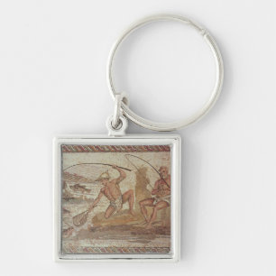 Men fishing on the Nile Keychain