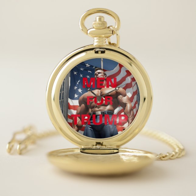 MEN FOR TRUMP POCKET WATCH (Inside)