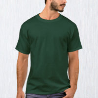 Men Forest Green T-Shirt / Customize