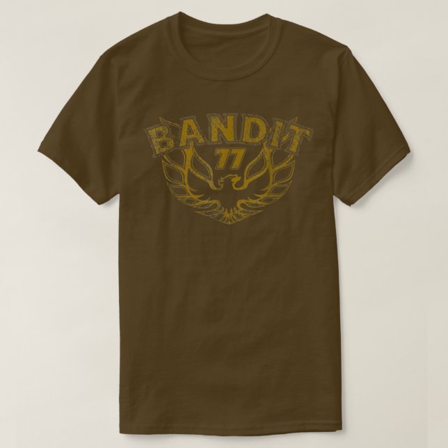 Men Funny Bandit 1977 Family, distressed  T-Shirt (Design Front)
