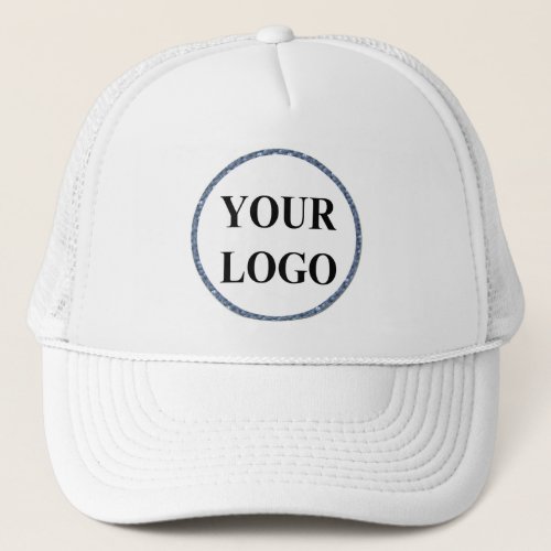 Men Gift Husband  ADD YOUR LOGO Wife Birthday Trucker Hat